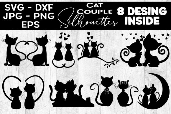 Cat Couple Silhouettes Embroidery Design Review