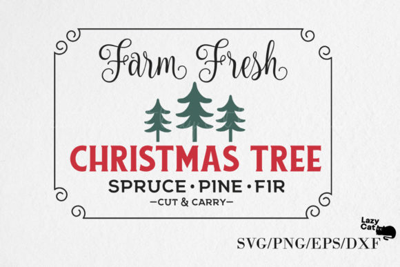 Farm Fresh Christmas Tree Sign SVG Review