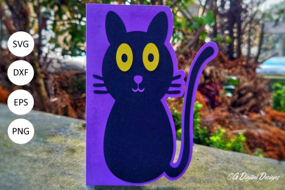 Halloween Black Cat Card Envelope Embroidery Review