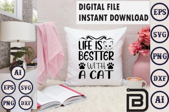 Life is Bestter with a Cat Embroidery Design Review
