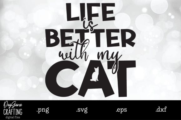 Life is Better with My Cat Embroidery Review