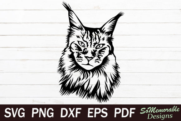 Maine Coon Cat Embroidery Design Review