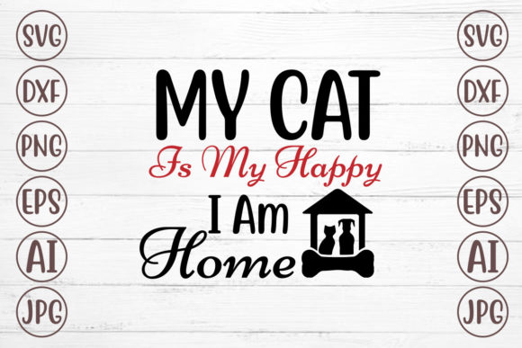 My Cat is My Happy I Am Home Embroidery Review