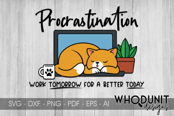Procrastination - Cat Embroidery Design Review