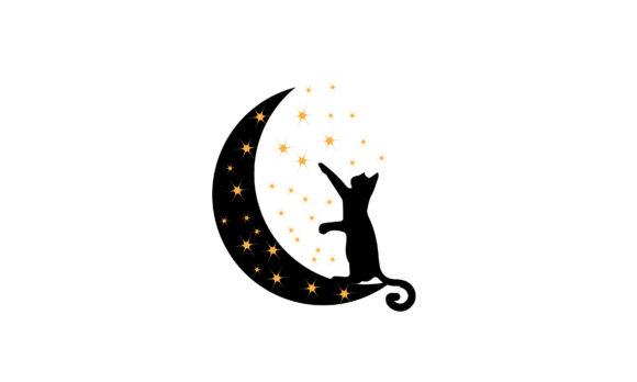 Silhouette of Cat Sitting on the Moon Embroidery Review
