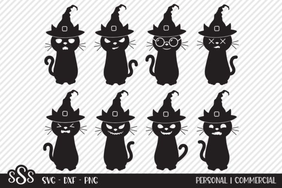 Witch Cat Bundle Halloween Designs Review